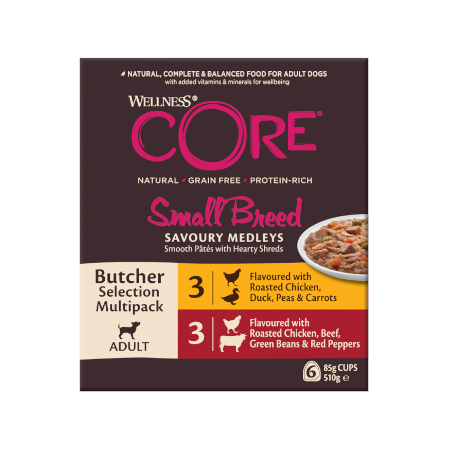 Wellness Core Small Butcher Selection tarrina para perros - Multipack 6, , large image number null